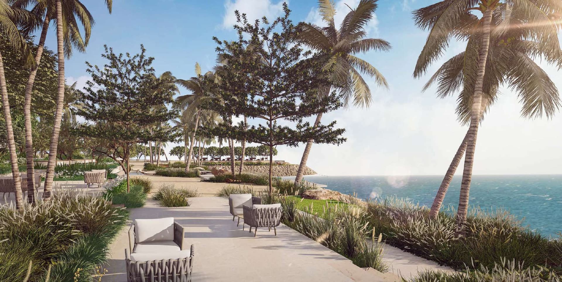 Bulgari Lighthouse amenity Immaculate Mediterranean Gardens in Jumeirah, Dubai, by Meraas