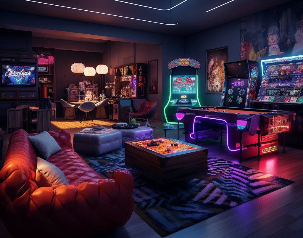 Burj Azizi amenity Party Room & Games Room - Trade Center, Dubai - by Azizi