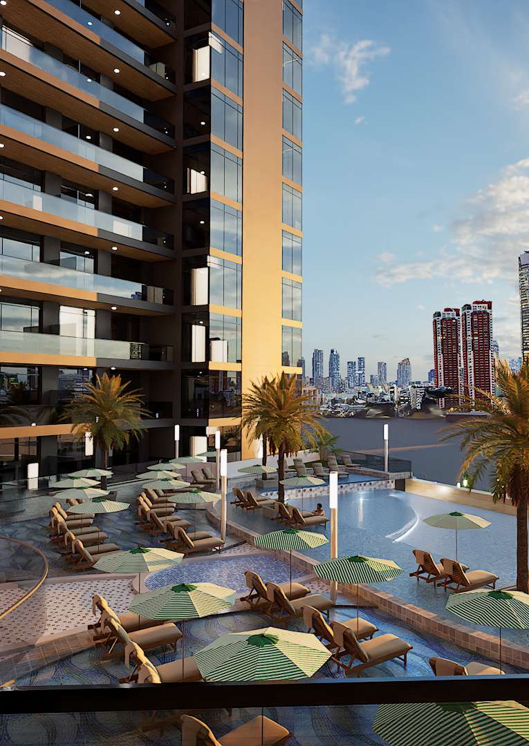 Butterfly Towers amenity Kids Pool - Arjan, Dubai - by Al Sayyah Group