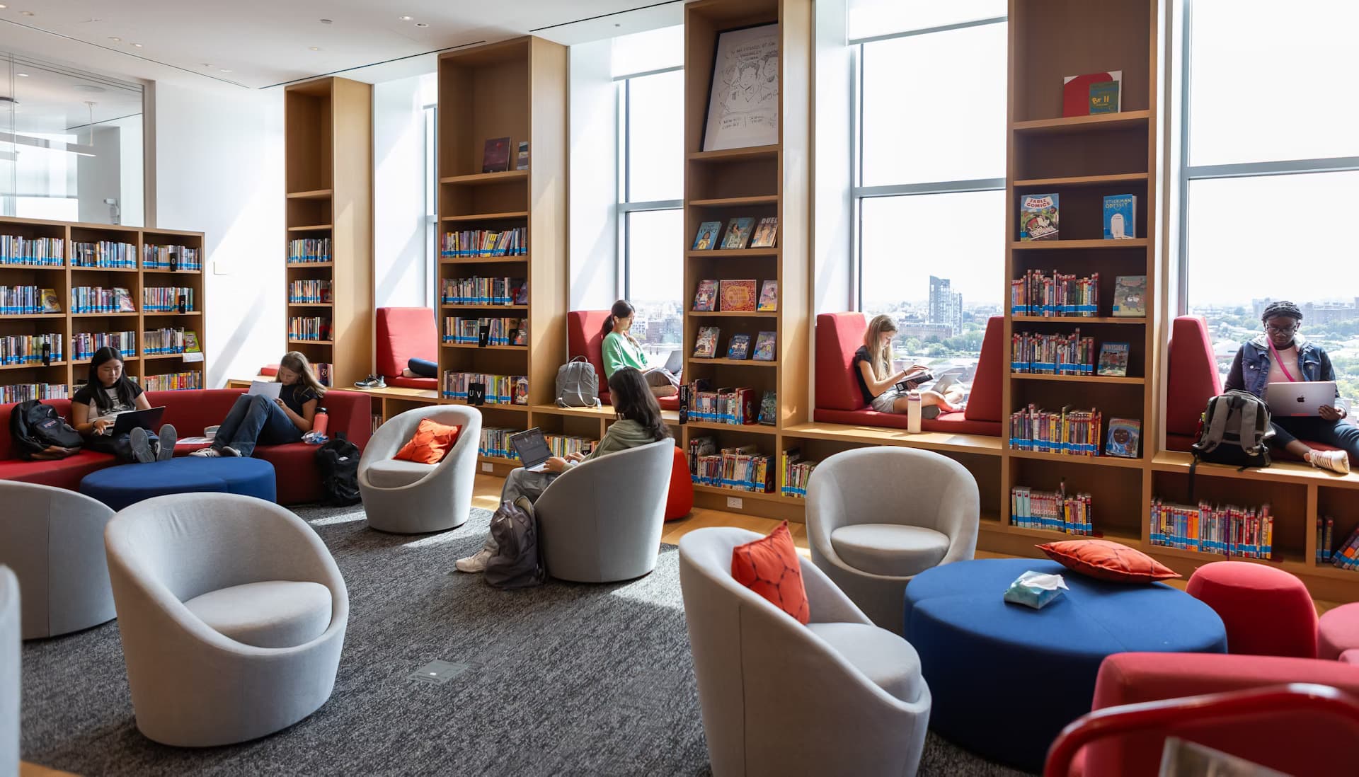 Butterfly Towers amenity Library - Arjan, Dubai - by Al Sayyah Group