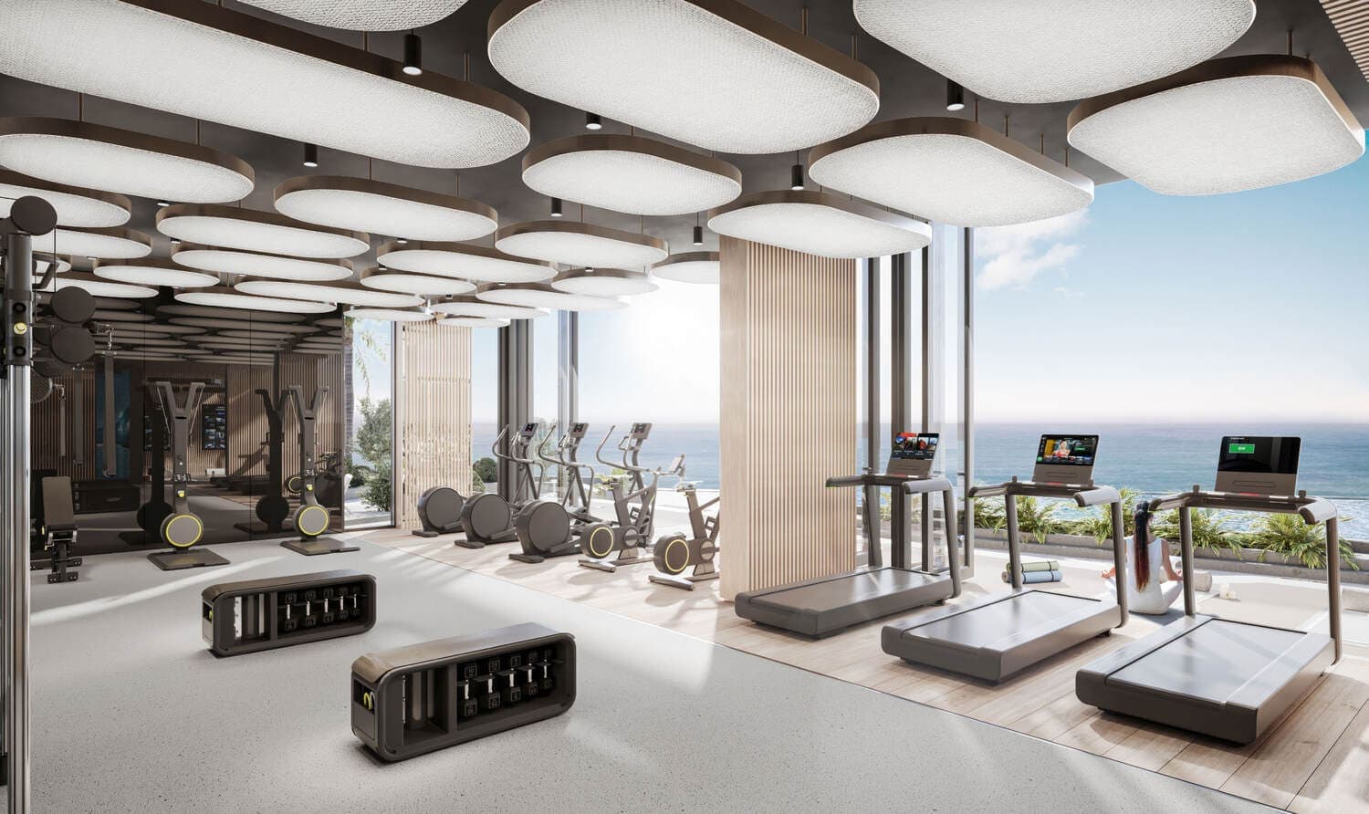 Cala del Mar amenity Fitness Studio - Al Marjan Island, Dubai - by Ellington