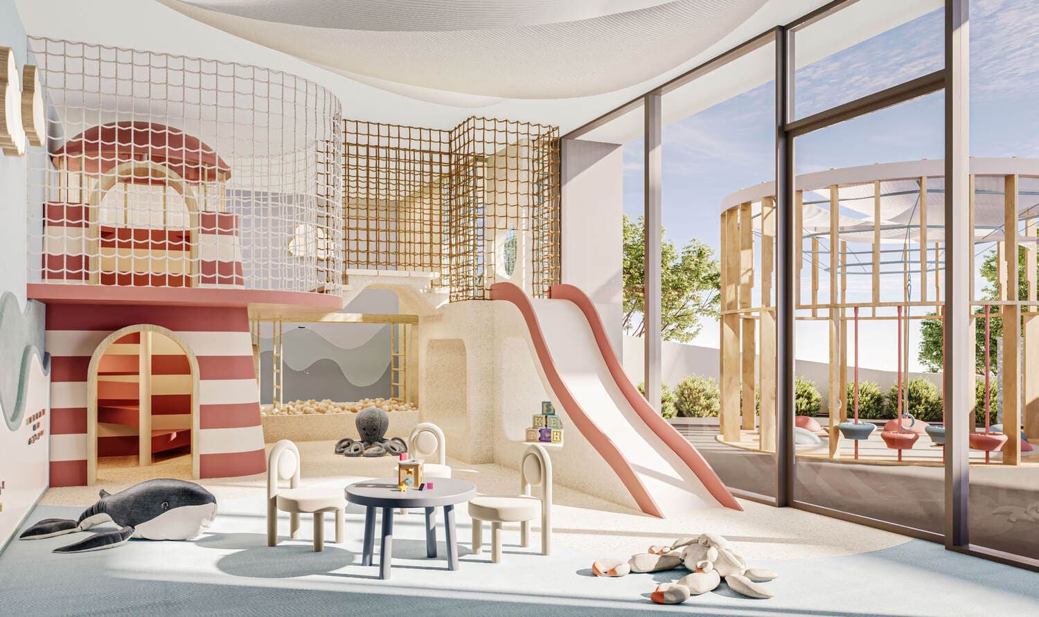 Cala del Mar amenity Kids Play Area - Al Marjan Island, Dubai - by Ellington