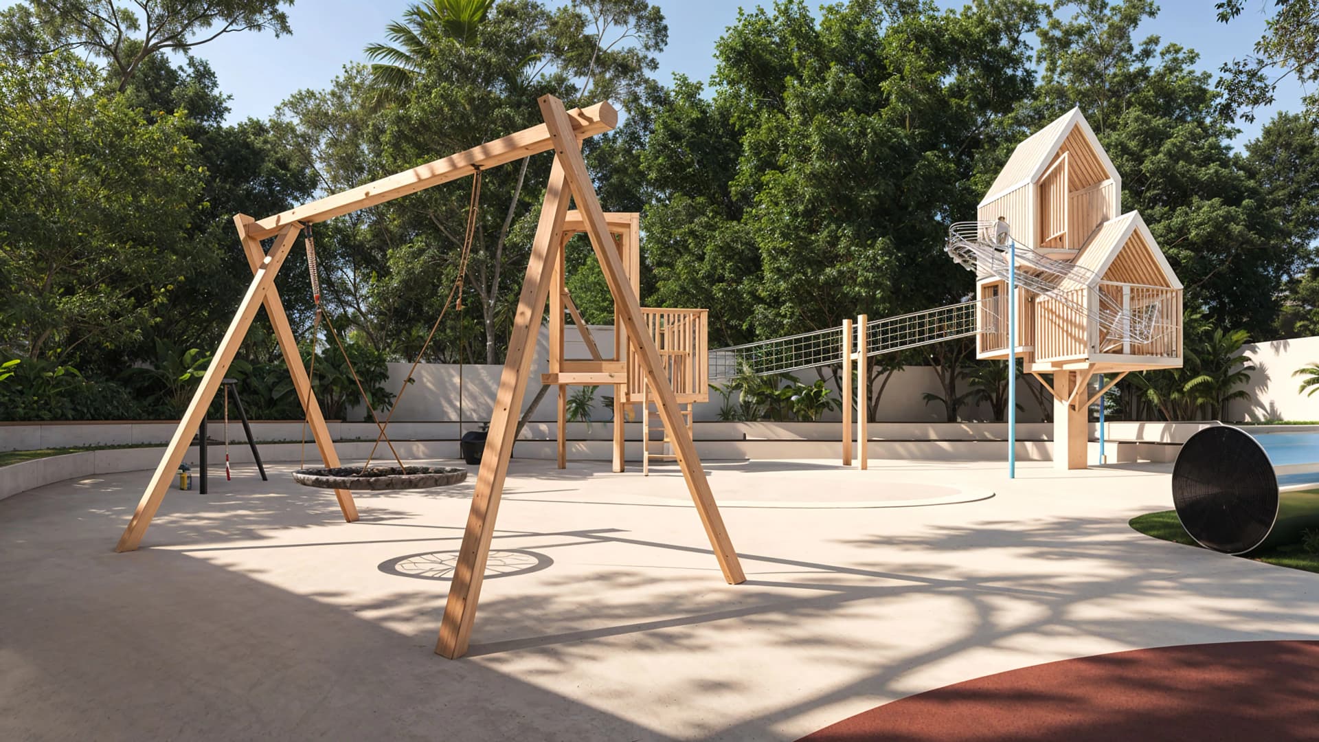 California Residences amenity Kids Play Area in City Of Arabia, Dubai, by Infracorp
