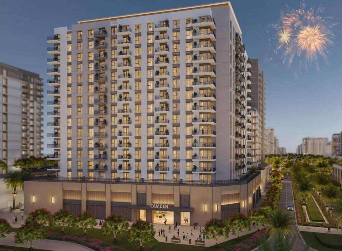 Camden exterior view - Town Square, Dubai - by Nshama Group