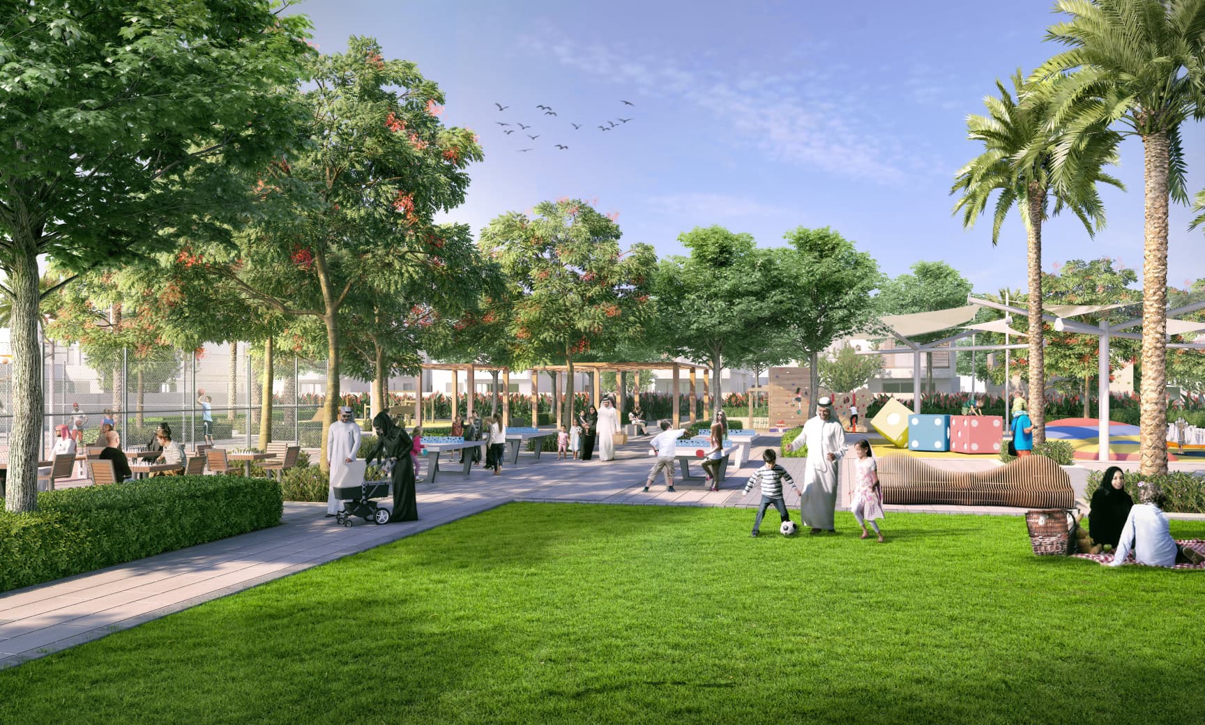 Camelia Villas amenity Community Events - Muwaileh Commercial, Dubai - by Kayan Al Arabiah Developer