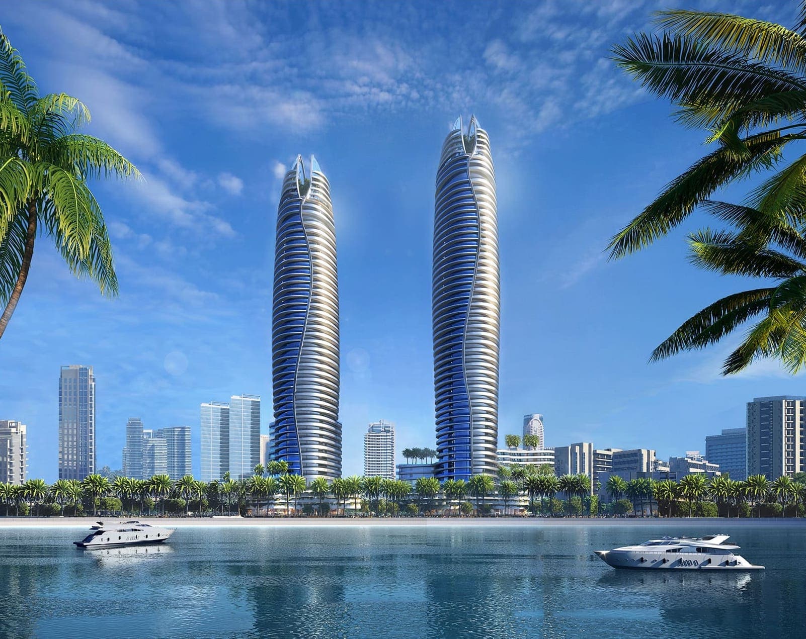 Canal Crown exterior view - Business Bay, Dubai - by DAMAC