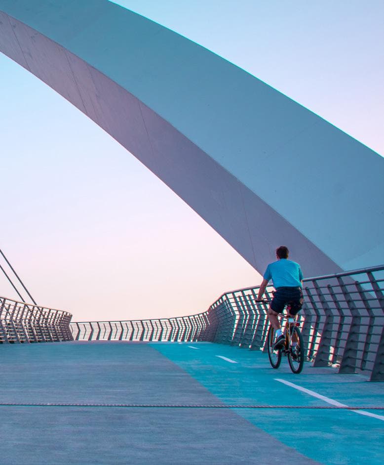 Canal Front Residences 3 and 4 amenity Cycling Track - Al Wasl, Dubai - by Meydan