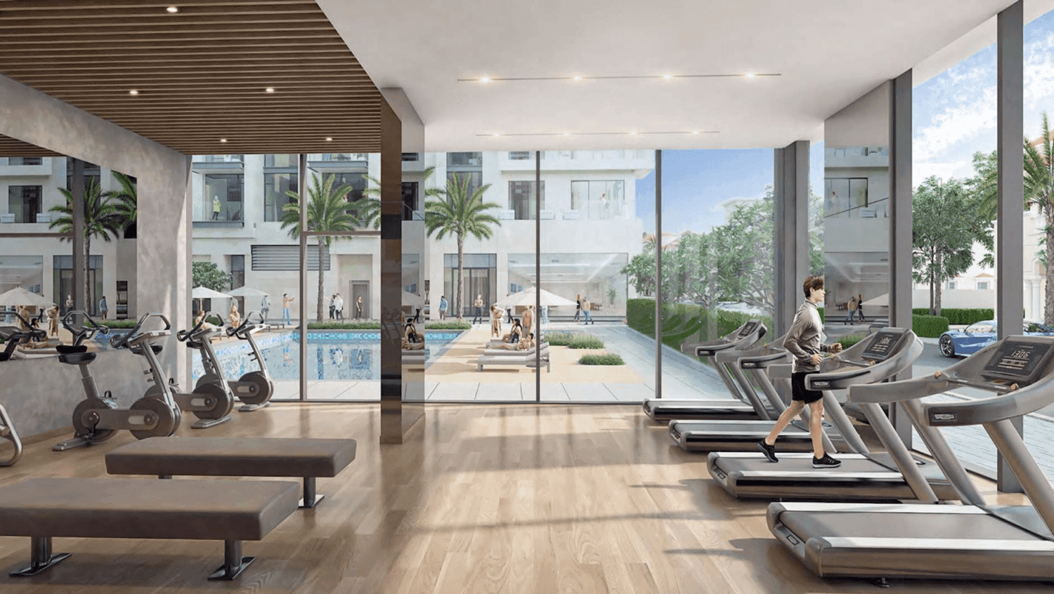 Canal Front Residences amenity Gymnasium - Safa Park, Dubai - by Meydan