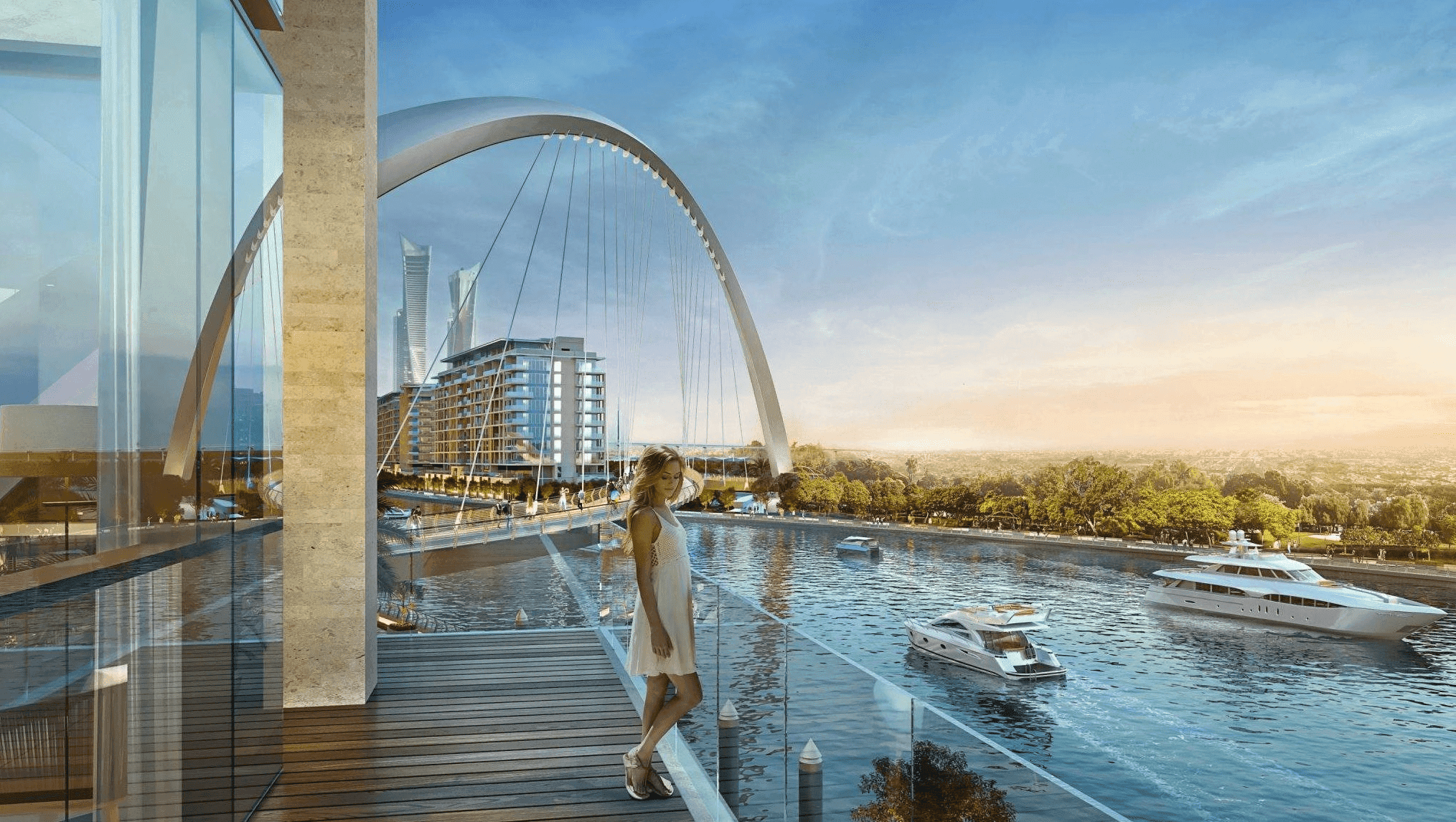 Canal Front Residences amenity Water Transport - Safa Park, Dubai - by Meydan