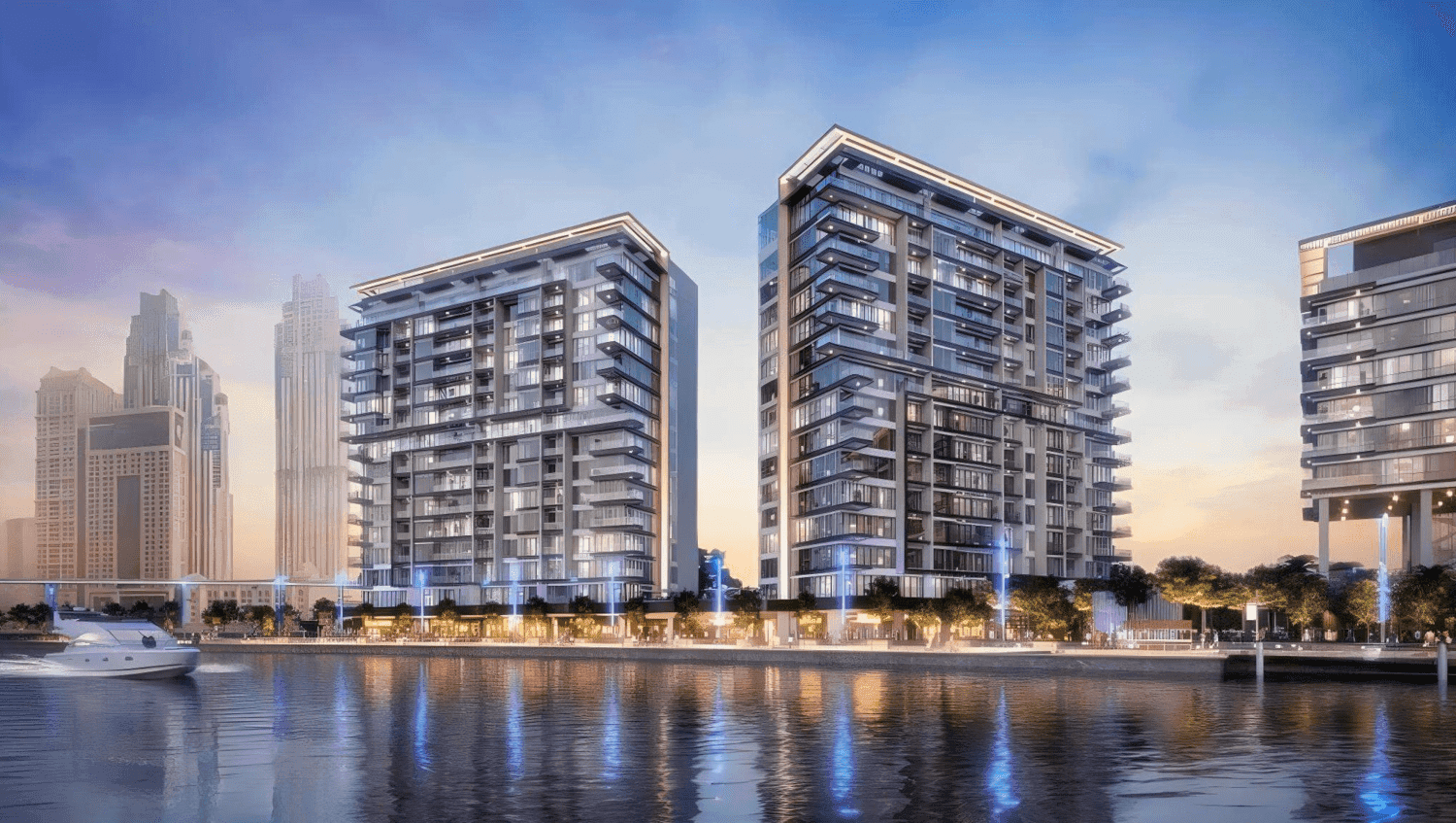Canal Front Residences exterior view - Safa Park, Dubai - by Meydan