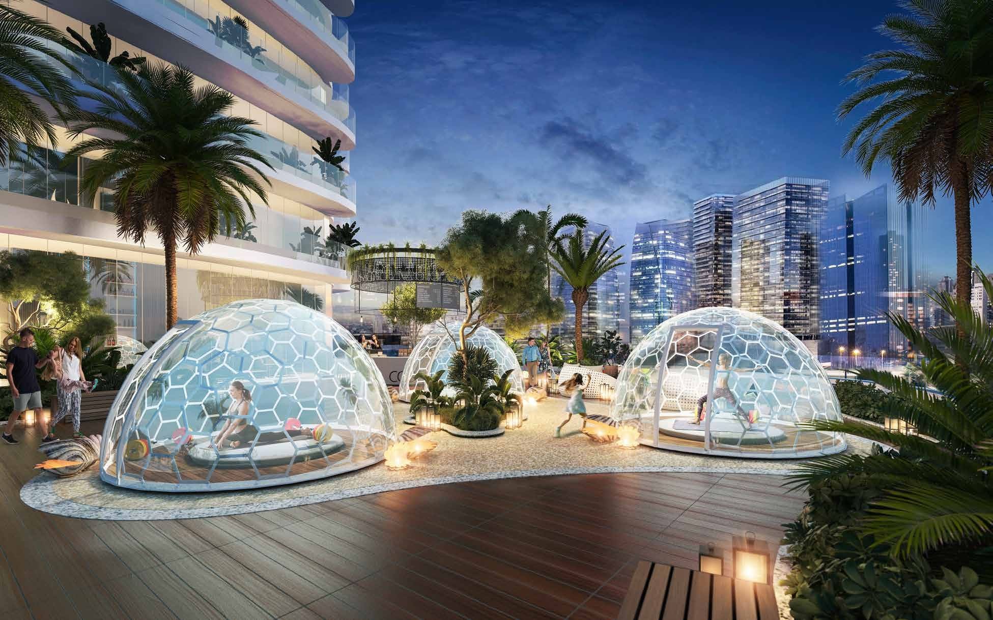 Canal Heights amenity Meditation Decks in Business Bay, Dubai, by DAMAC