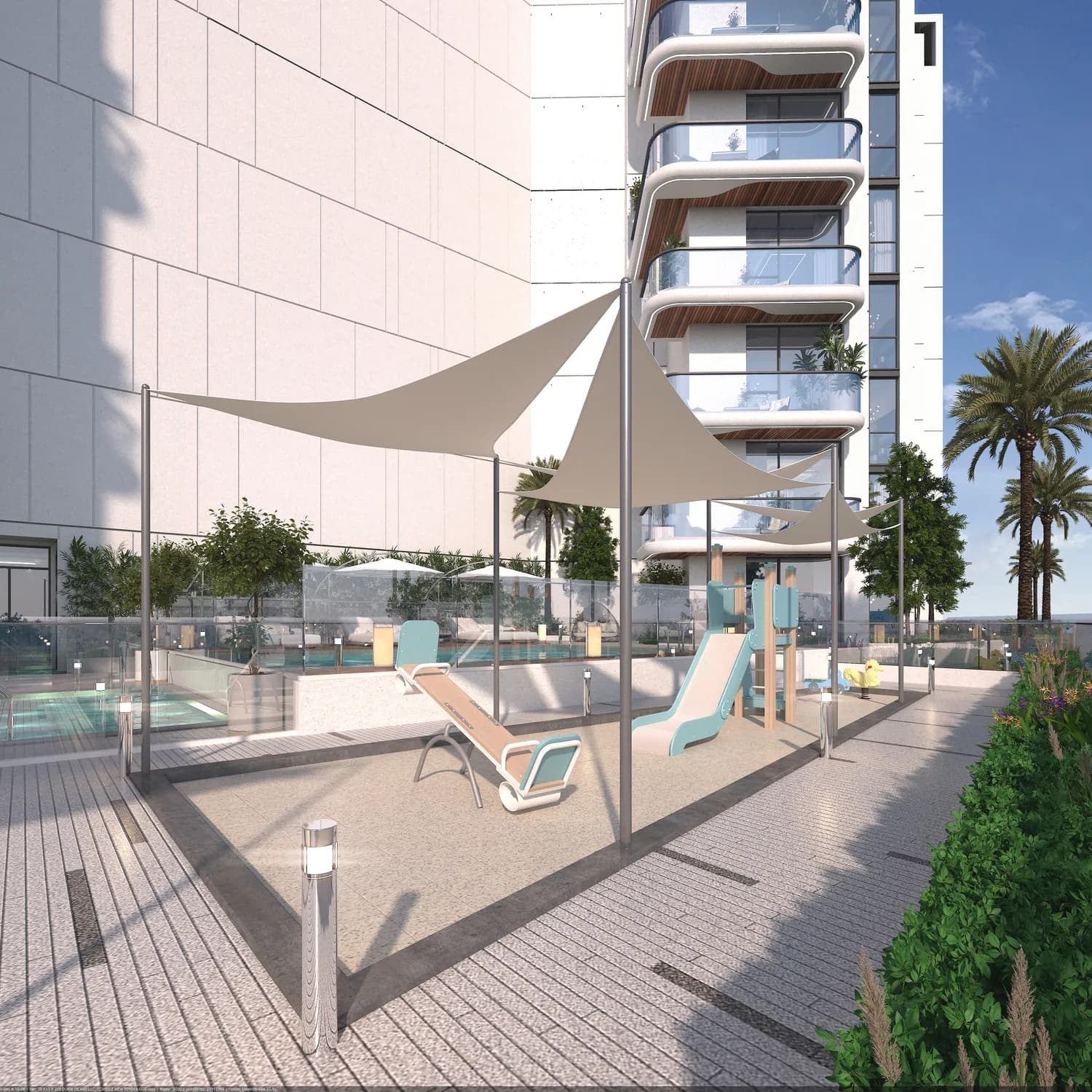Capital Horizon Terraces amenity Kids Play Area - Dubai Islands, Dubai - by Cirrera