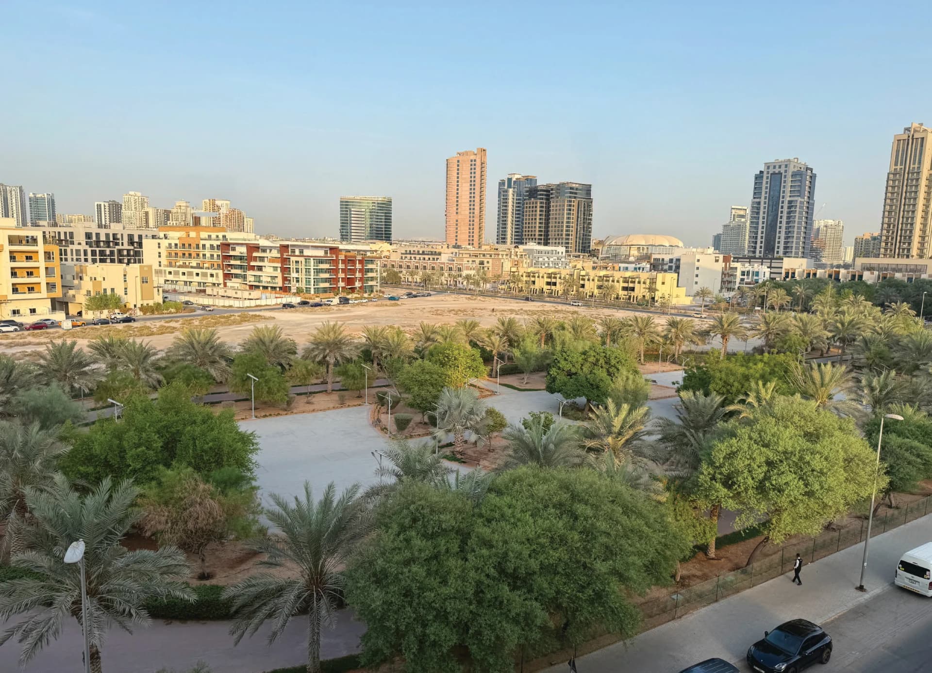 Carmel Residence amenity Community Park in Al Barsha South 4, Dubai, by Uniestate Properties