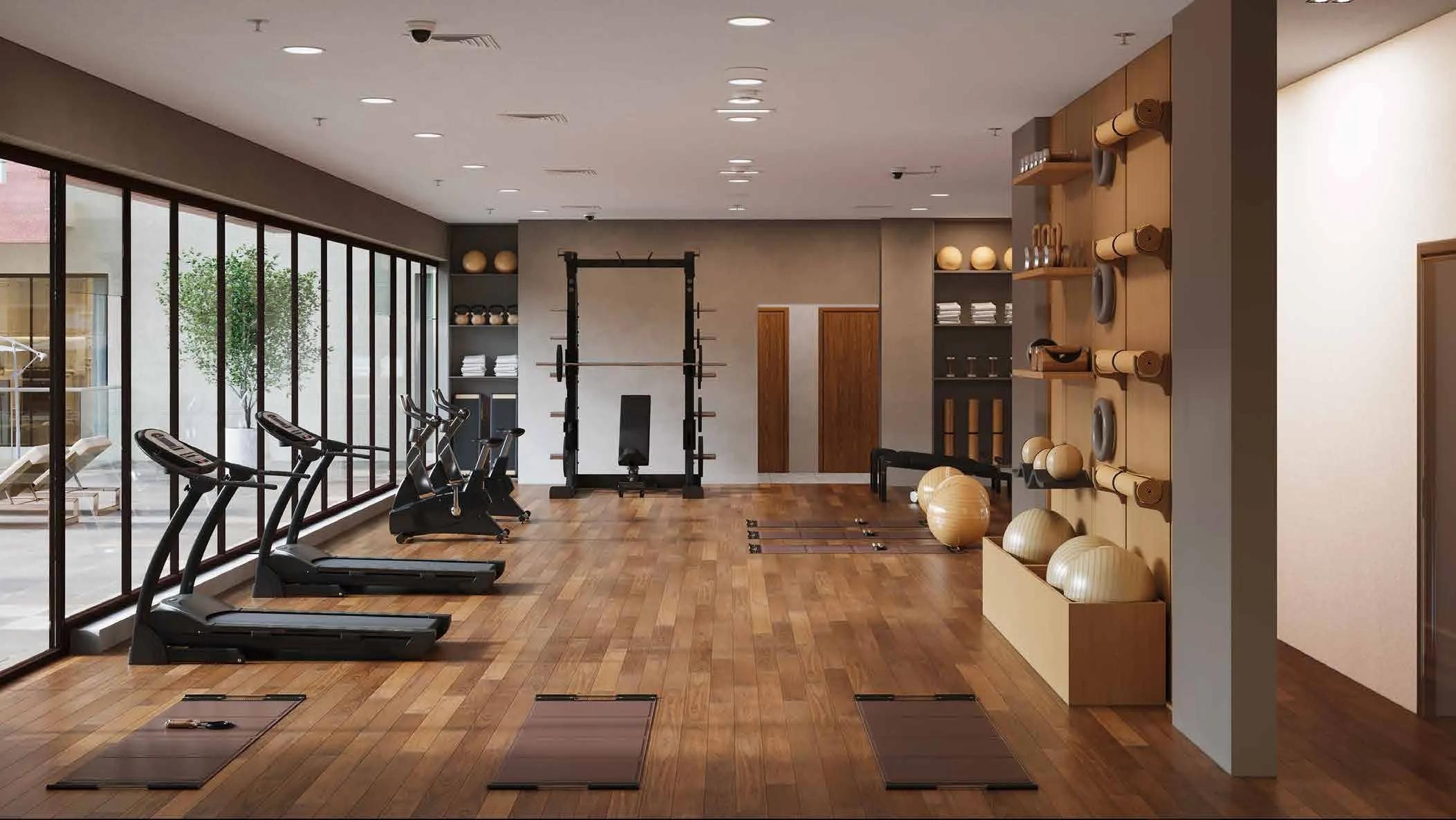 Carmel Residence amenity Gym in Al Barsha South 4, Dubai, by Uniestate Properties