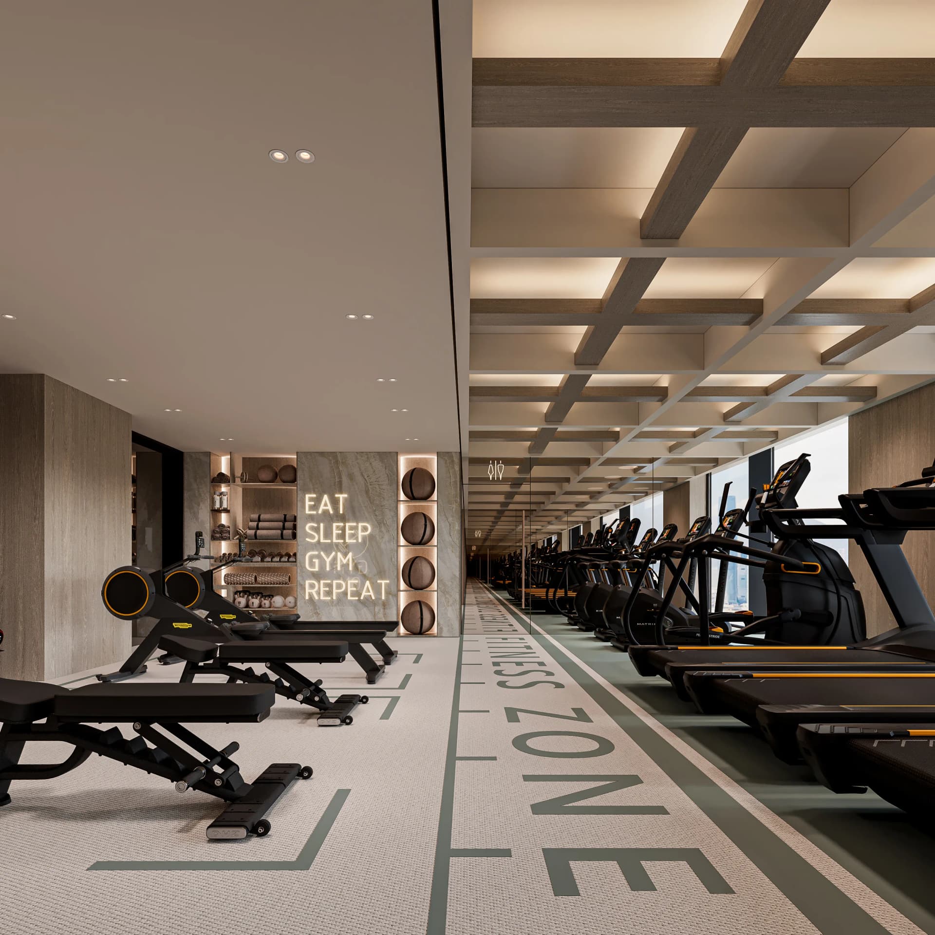 Casa Altia amenity The Fit Club in Al Furjan, Dubai, by YAS Developers