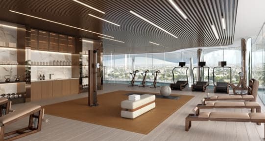 Casa Canal amenity Gym in Safa Park, Dubai, by AHS Properties