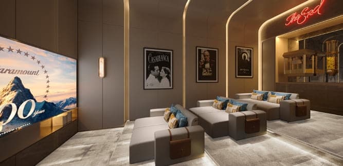 Casa Canal amenity Entertainments in Safa Park, Dubai, by AHS Properties