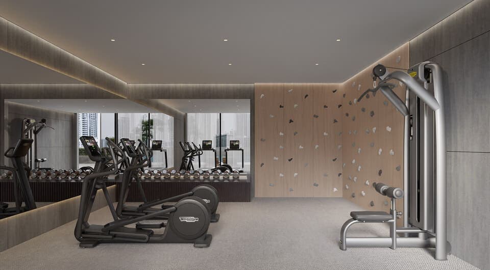 Casa Vista Residence amenity Gym - JVC (Jumeirah Village Circle), Dubai - by Golden Woods
