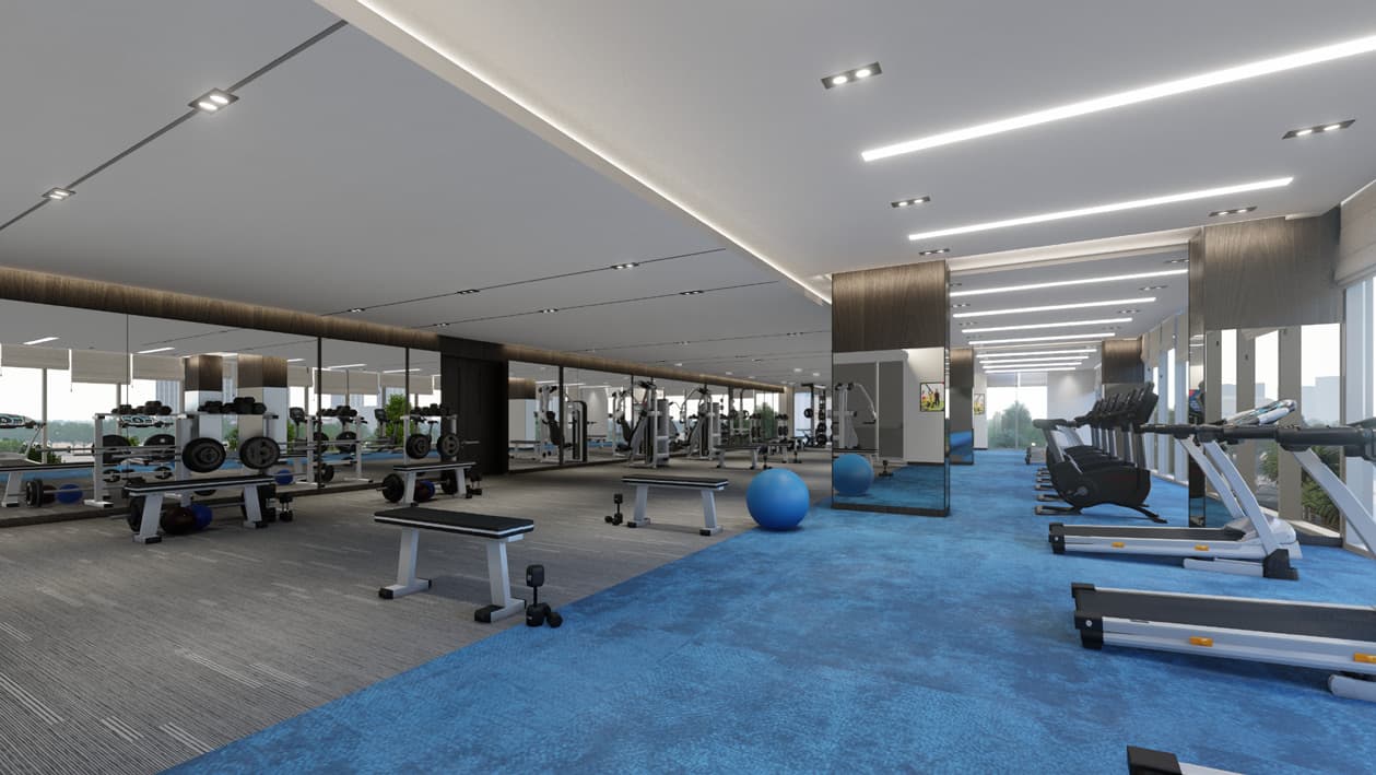 Catch Residence by IGO amenity Gym in JVC (Jumeirah Village Circle), Dubai, by Invest Group Overseas (IGO)