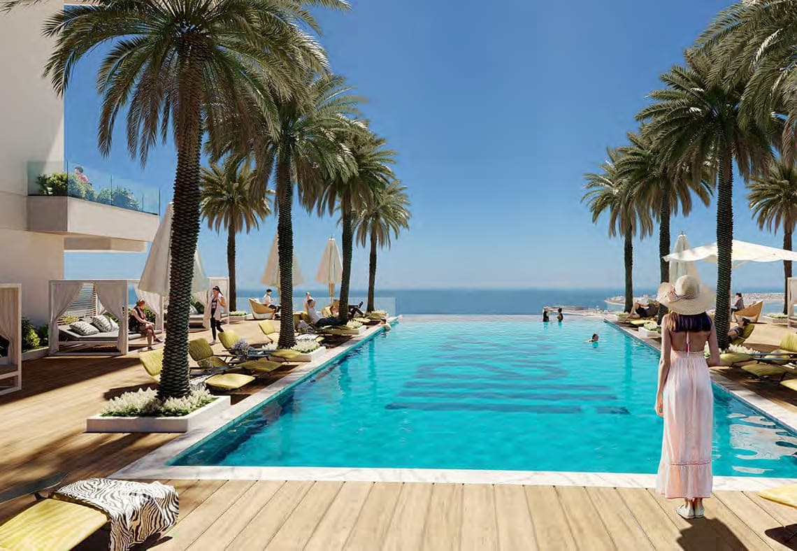 Cavalli Tower amenity Sky Pool & Garden in Dubai Media City, by DAMAC