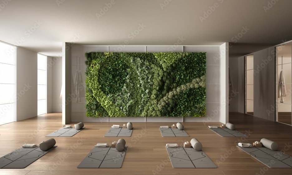Cavendish Square amenity Yoga Area - JVT (Jumeirah Village Triangle), Dubai - by Leos