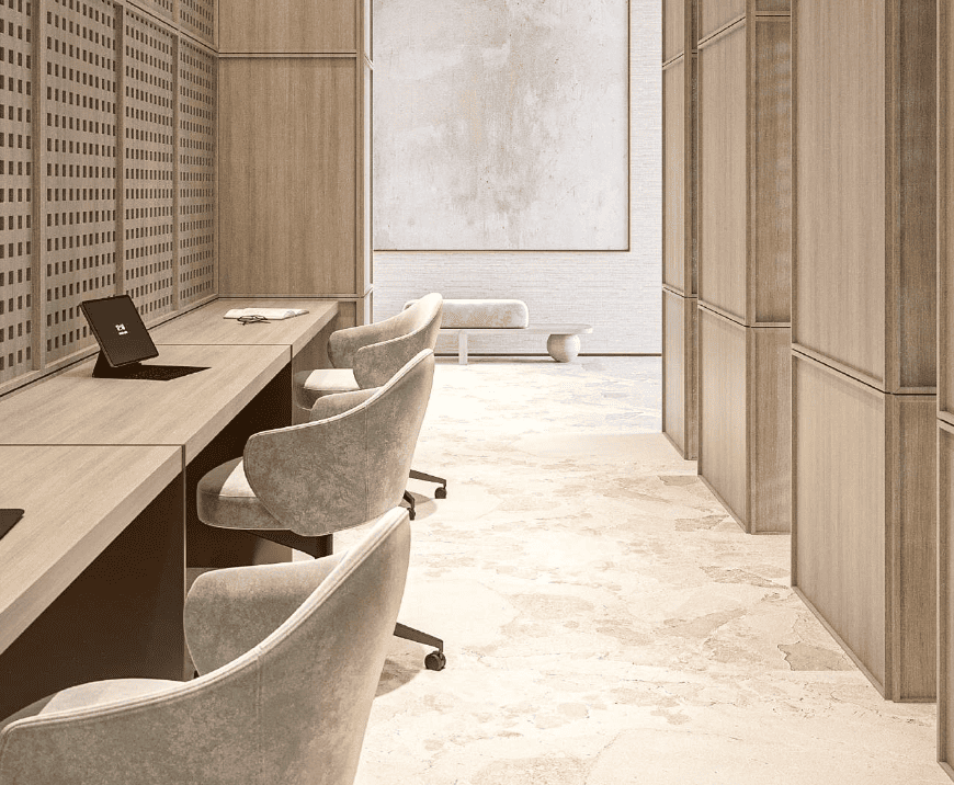Celeste Heights amenity Co-Working Space - Al Furjan, Dubai - by Zimaya Properties