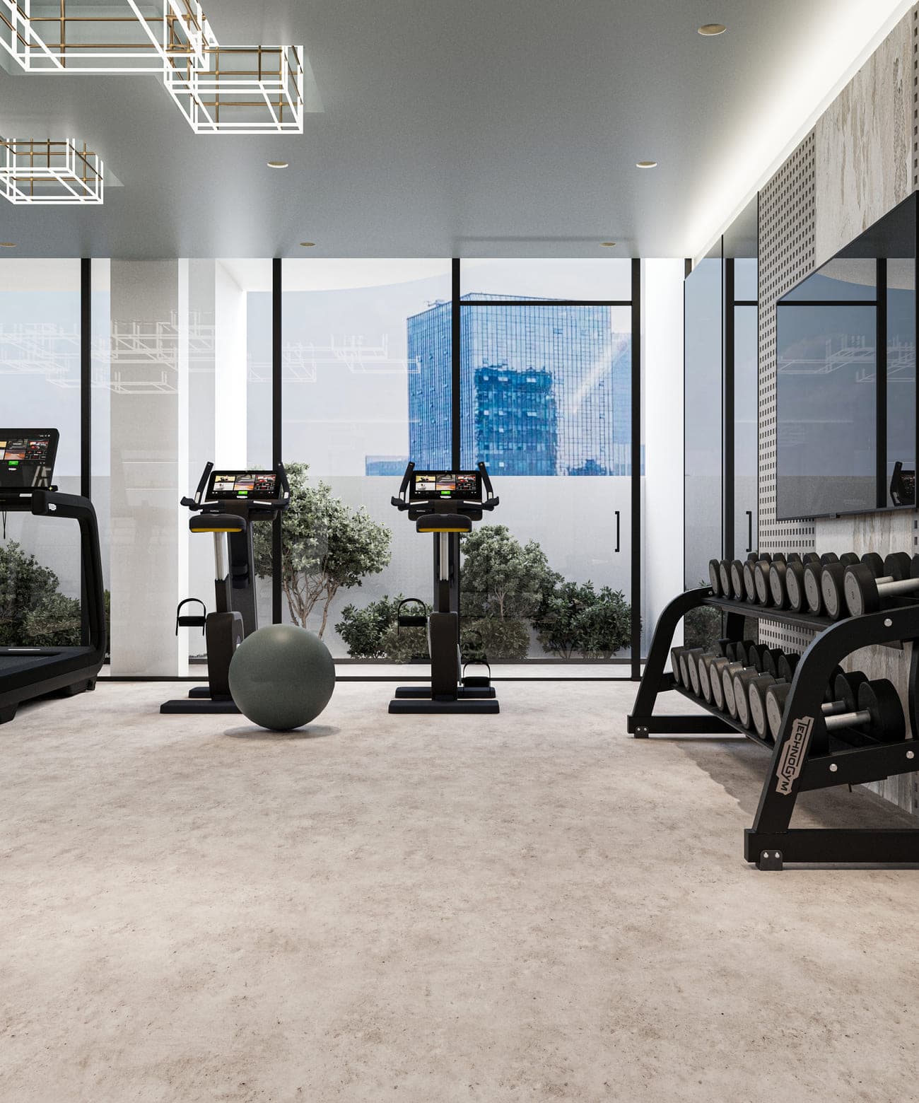 Celeste Heights amenity Gym - Al Furjan, Dubai - by Zimaya Properties
