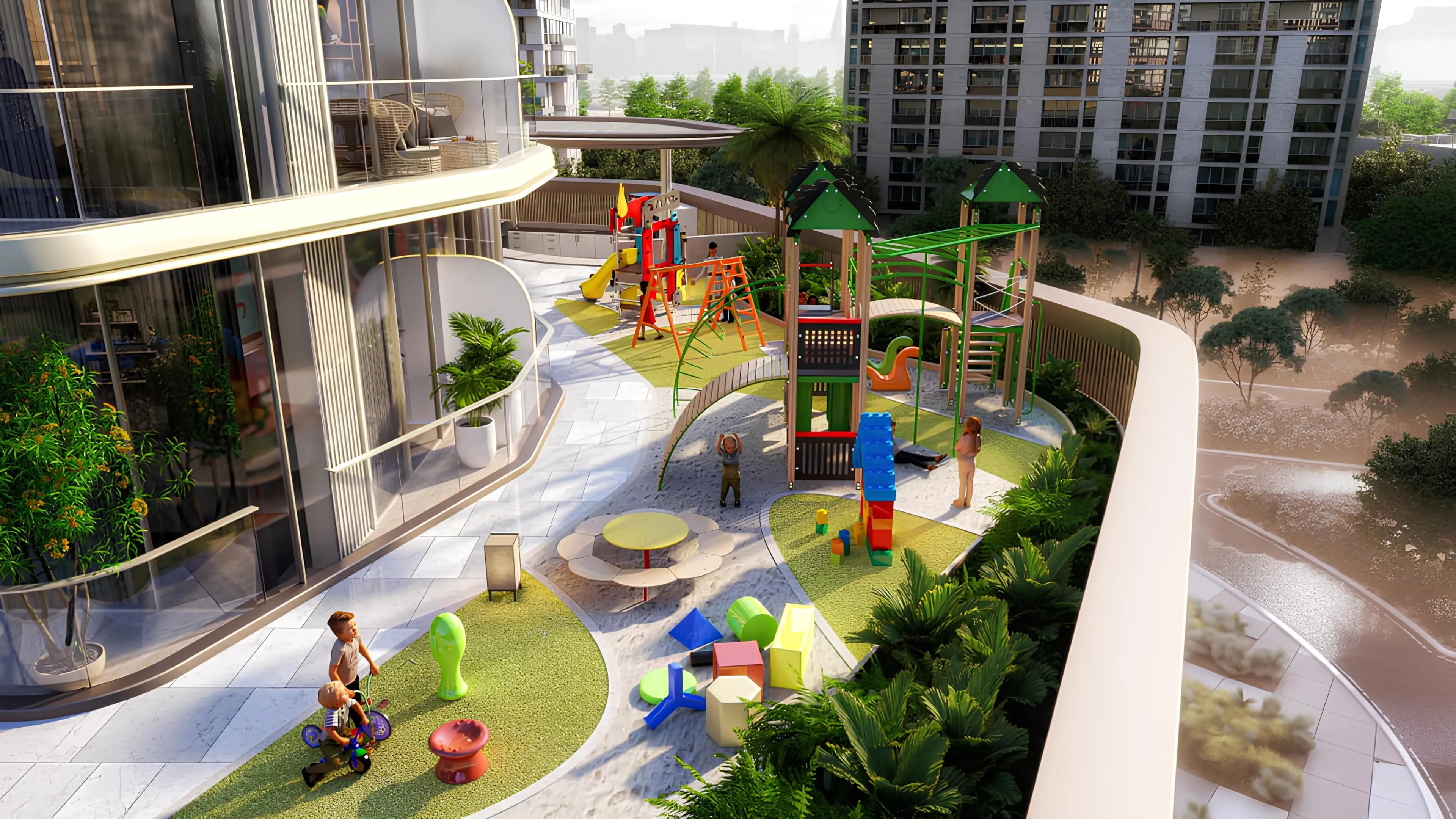 Celesto 2 amenity Kids Play Area - Dubailand Residence Complex, Dubai - by Tarrad Development