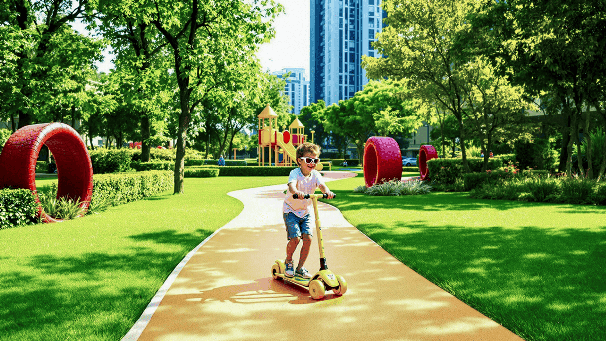 Celesto Tower amenity Kids Play Area - Dubailand Residence Complex, Dubai - by Tarrad Development