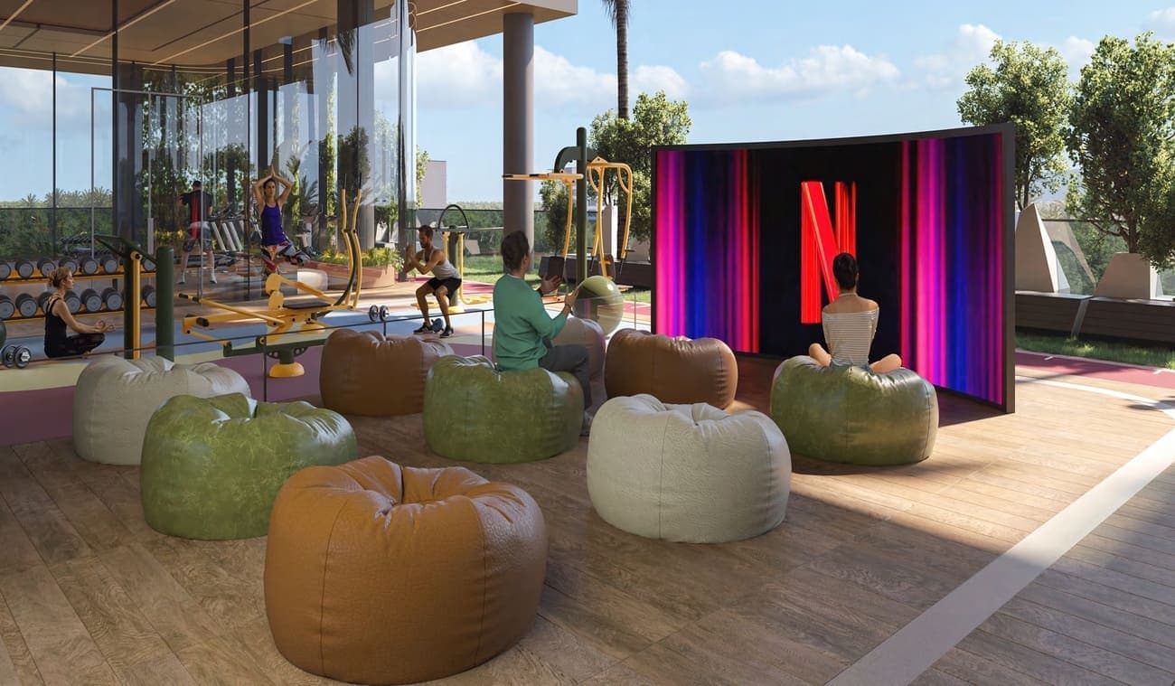 Celia Gardens amenity Outdoor Cinema & Jogging Track - Meydan (Nad Al Sheba 1), Dubai - by Abou Eid