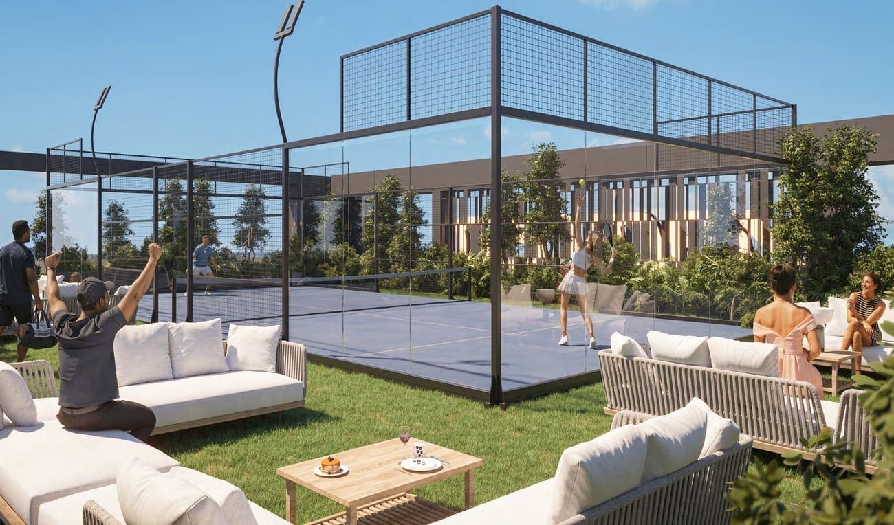 Celia Gardens amenity Padel Court - Meydan (Nad Al Sheba 1), Dubai - by Abou Eid
