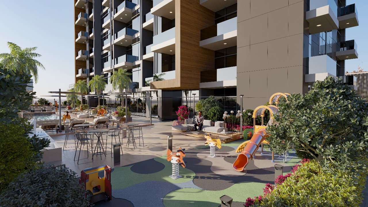 Celia Heights amenity Kids Play Area - Majan, Dubai - by Abou Eid