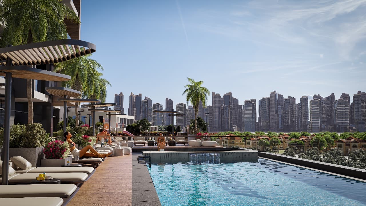 Celia Heights amenity Swimming Pool - Majan, Dubai - by Abou Eid