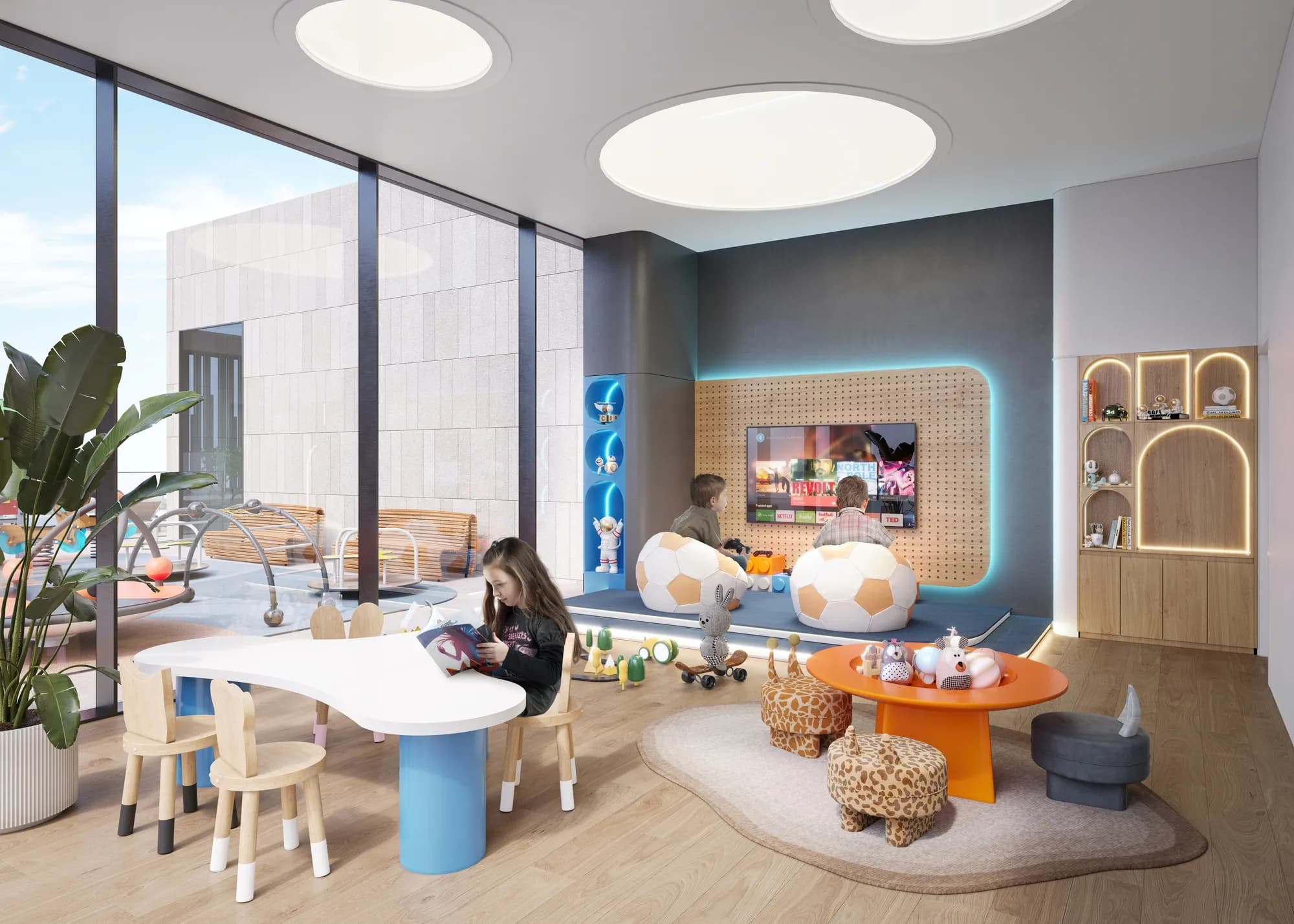 Celia Homes amenity Arcade Room - Dubai Residence Complex, Dubai - by Abou Eid