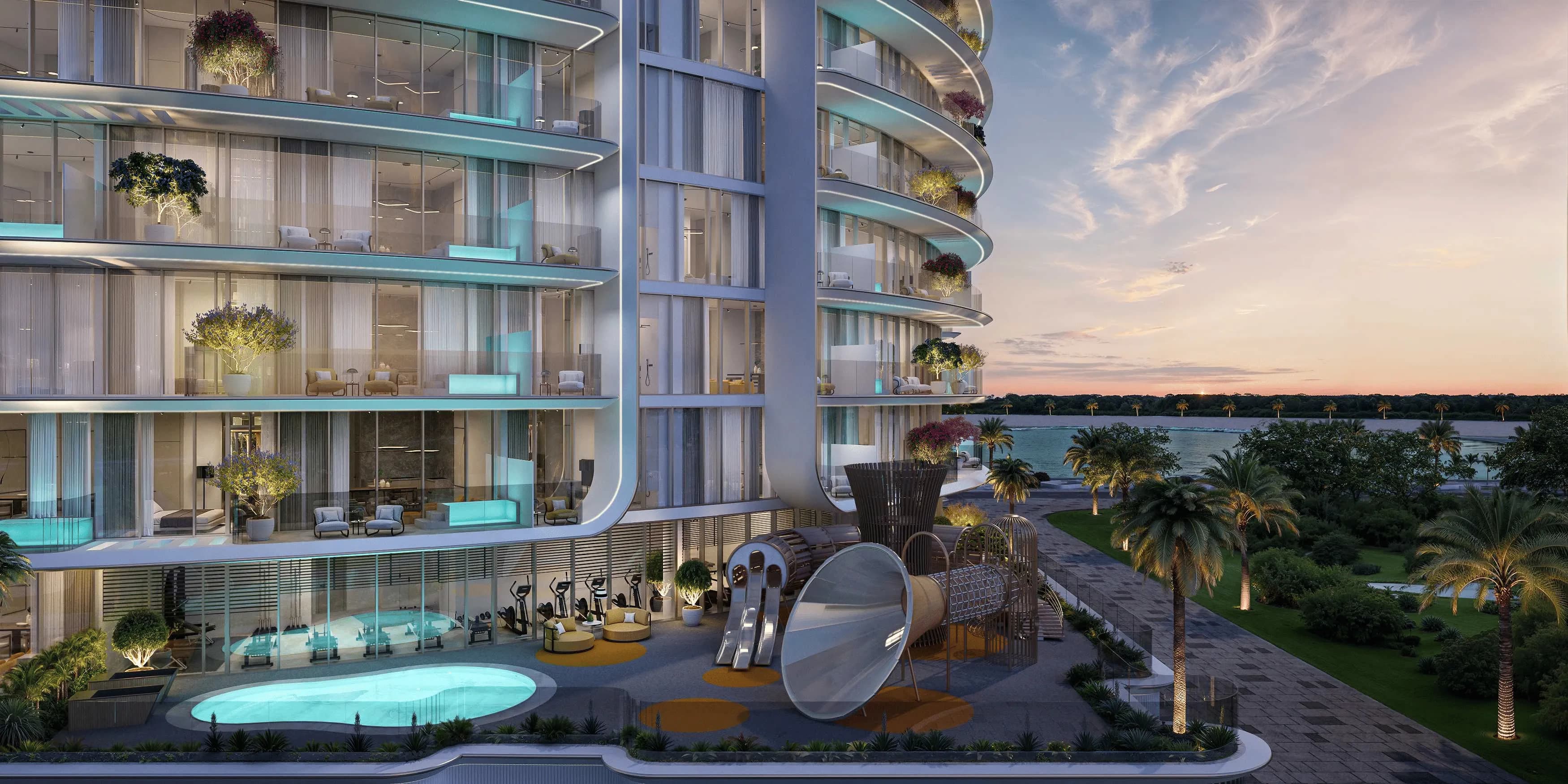 Celia Homes amenity Kids' Play Area & Pool - Dubai Residence Complex, Dubai - by Abou Eid