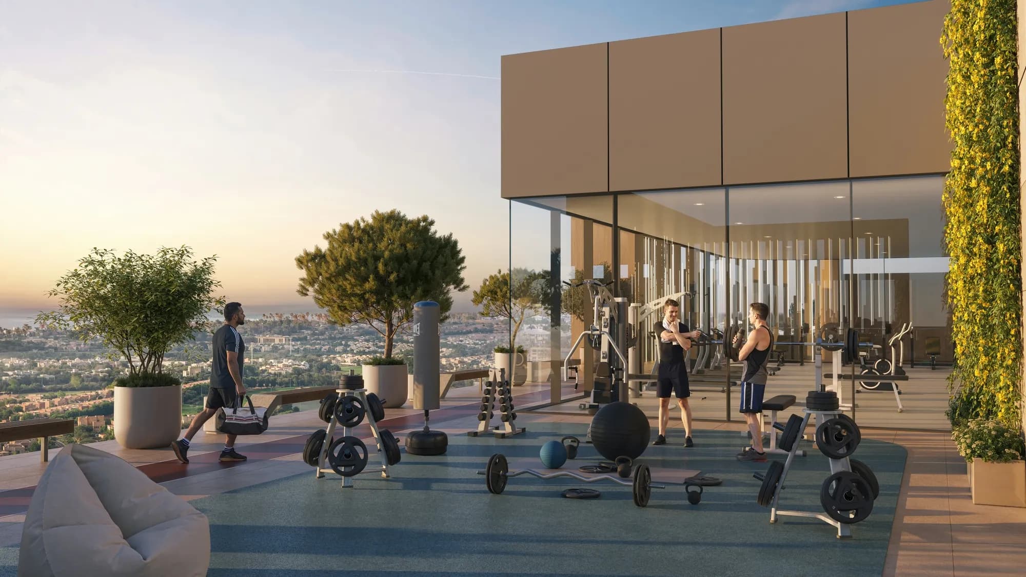 Celia Homes amenity Outdoor Gym - Dubai Residence Complex, Dubai - by Abou Eid