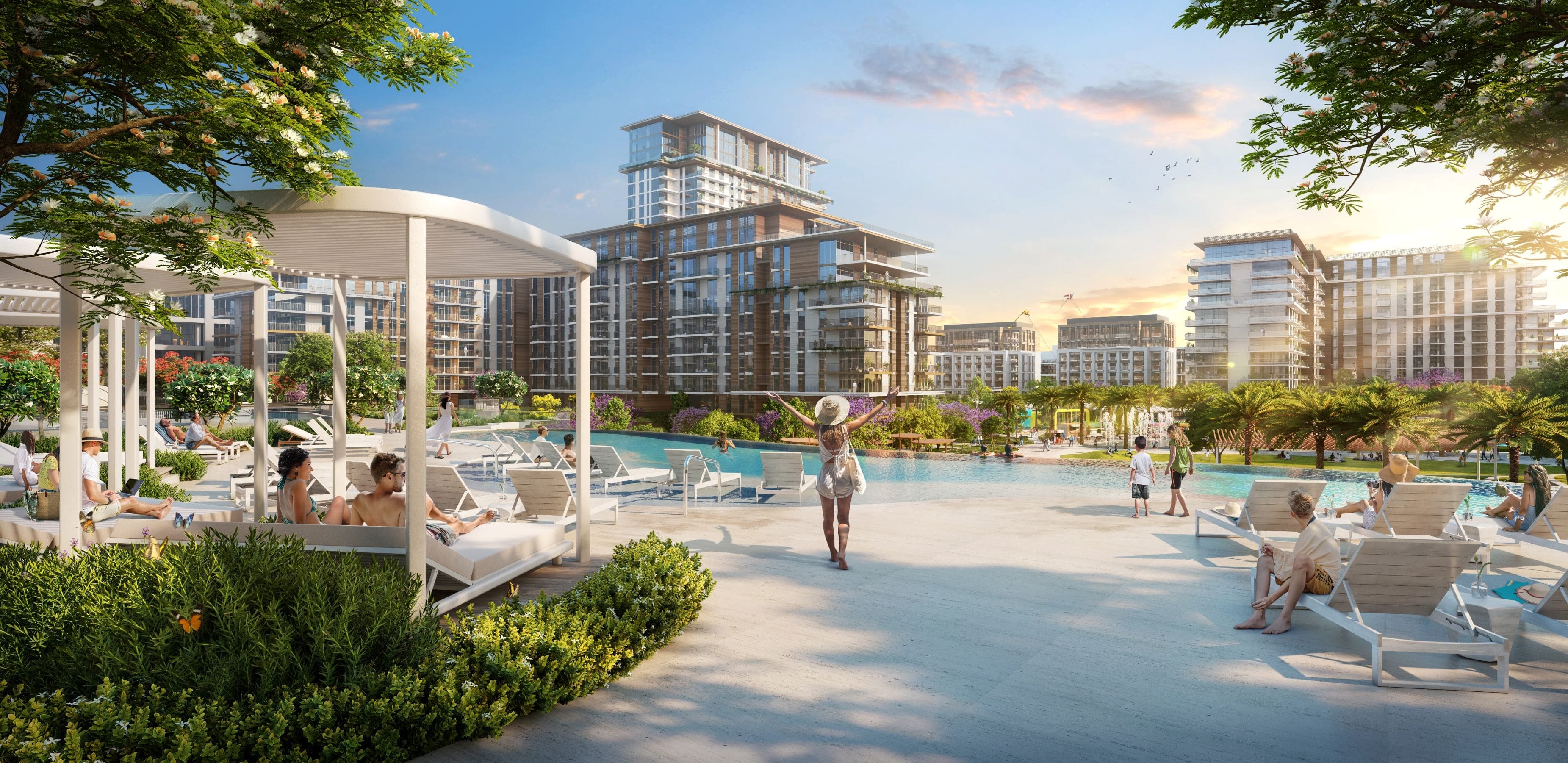 Central Park Plaza amenity Private Podium Terrace - City Walk, Dubai - by Meraas