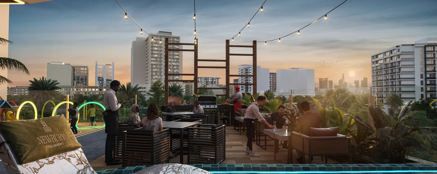 Chapter 01 by Newbury amenity Bbq Area - Dubai International City, Dubai - by Newbury Developments