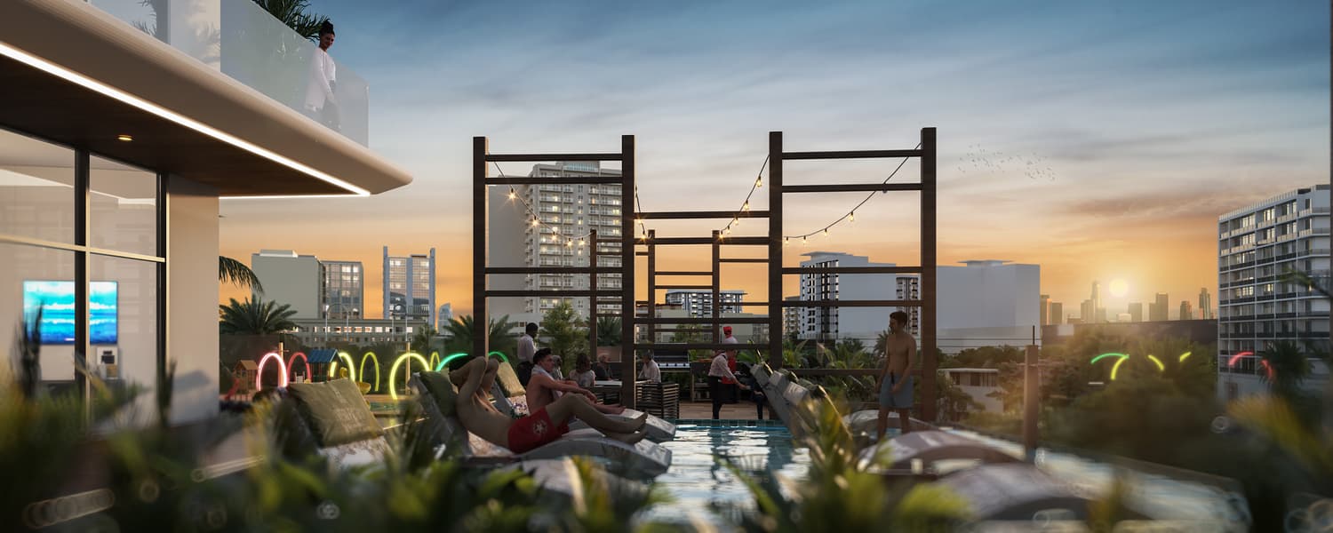 Chapter 01 by Newbury amenity Waterbeds By The Pool - Dubai International City, Dubai - by Newbury Developments