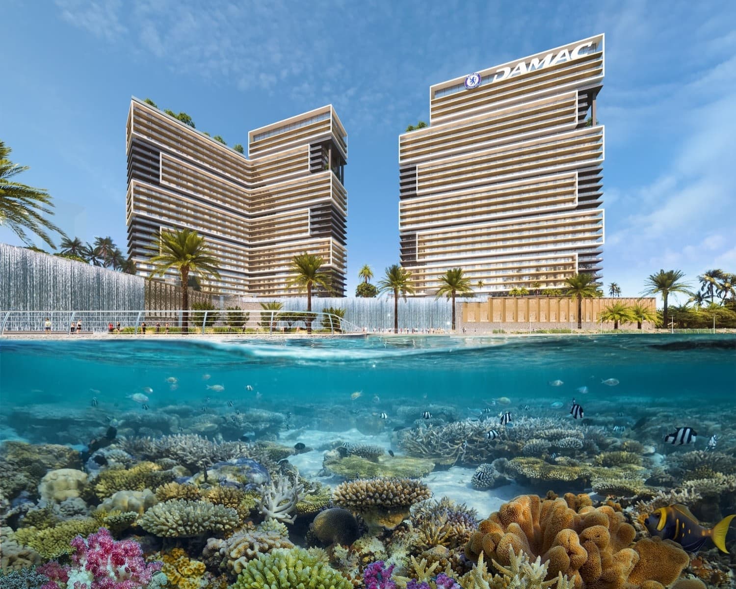 Chelsea Residences amenity Coral Beach - Maritime City, Dubai - by DAMAC