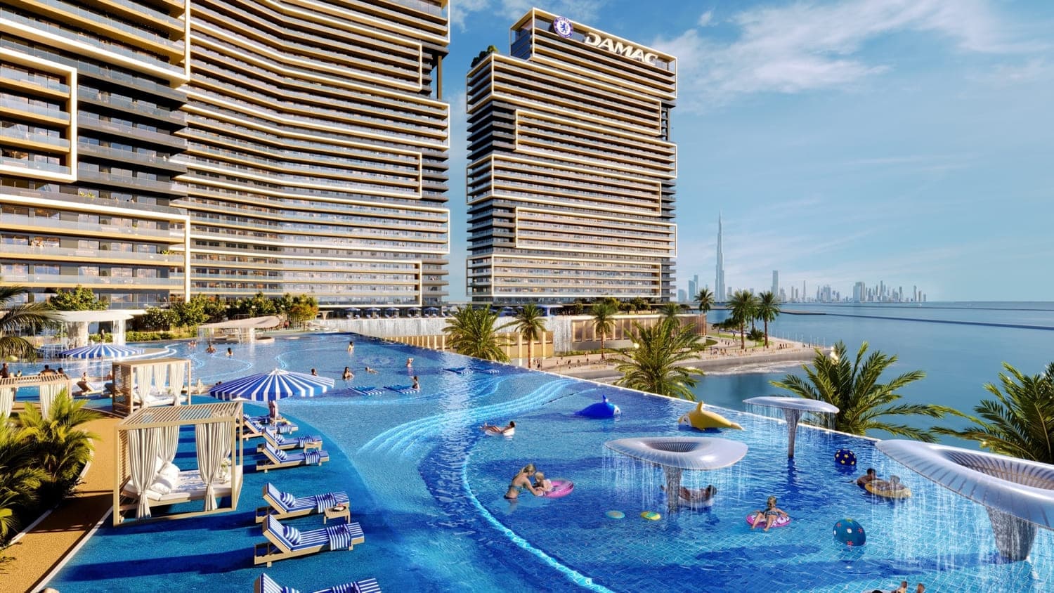Chelsea Residences amenity Kids Pool - Maritime City, Dubai - by DAMAC