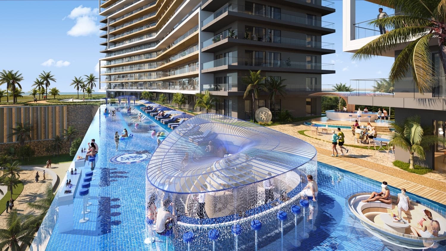 Chelsea Residences amenity Sunset Bar - Maritime City, Dubai - by DAMAC