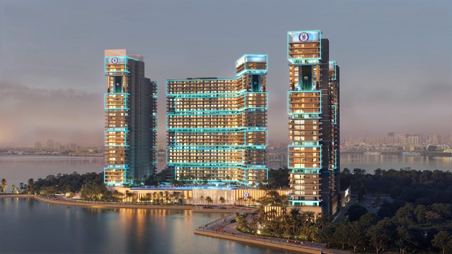 Chelsea Residences exterior view - Maritime City, Dubai - by DAMAC