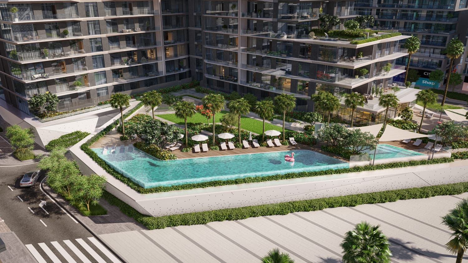 City Walk Northline amenity Infinity Swimming Pool - City Walk, Dubai - by Meraas