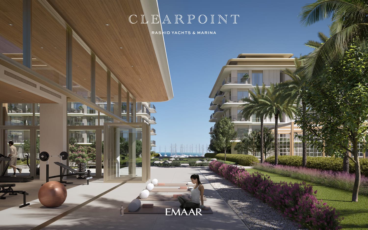 Clearpoint amenity Gym - Mina Rashid, Dubai - by Emaar
