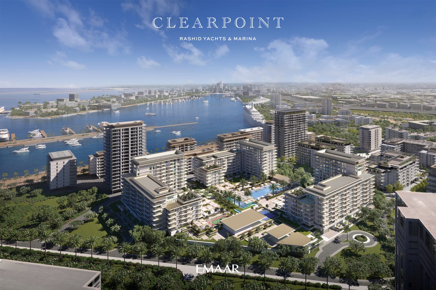 Clearpoint exterior view - Mina Rashid, Dubai - by Emaar