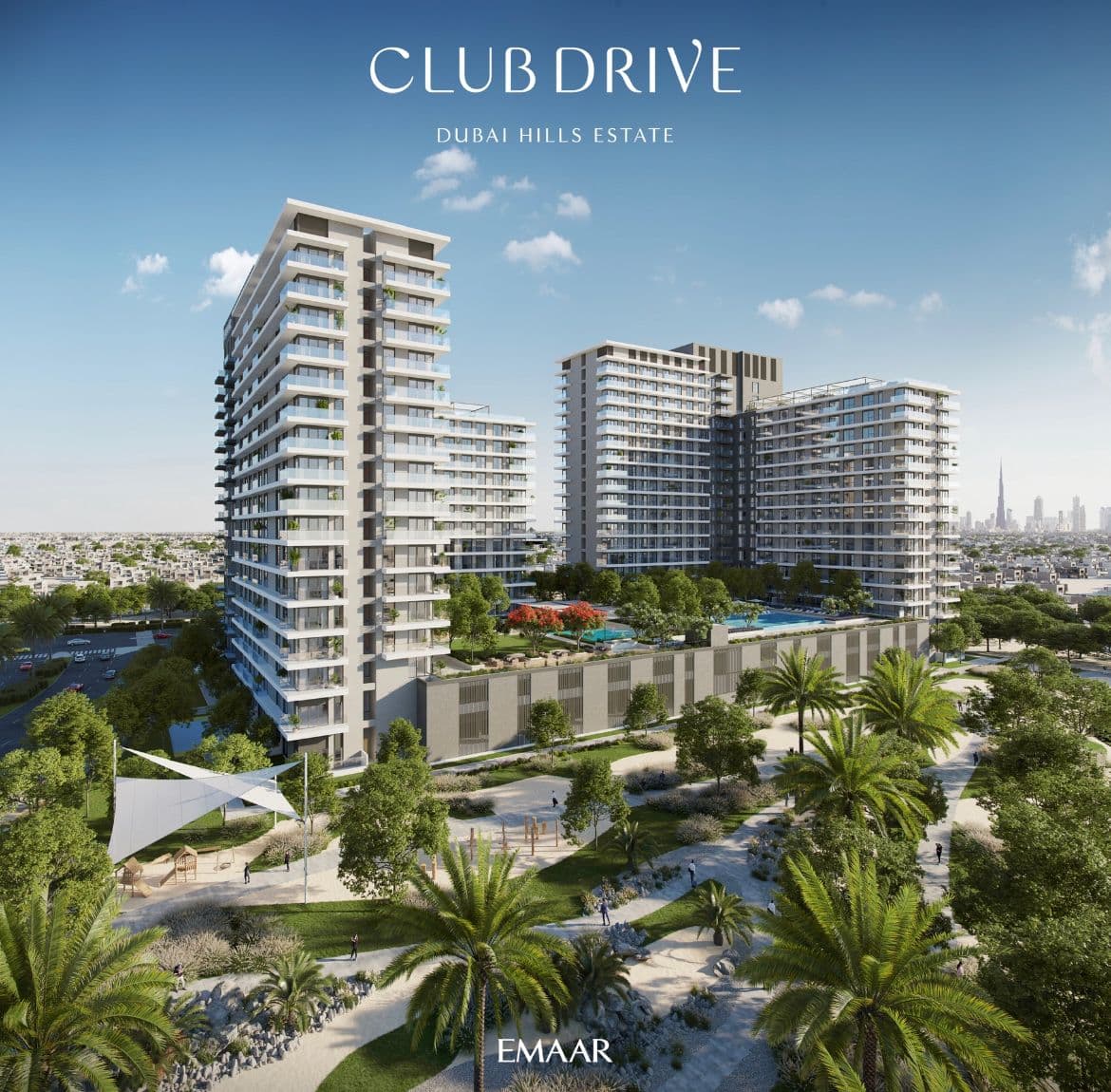 Club Drive exterior view - Dubai Hills, Dubai - by Emaar