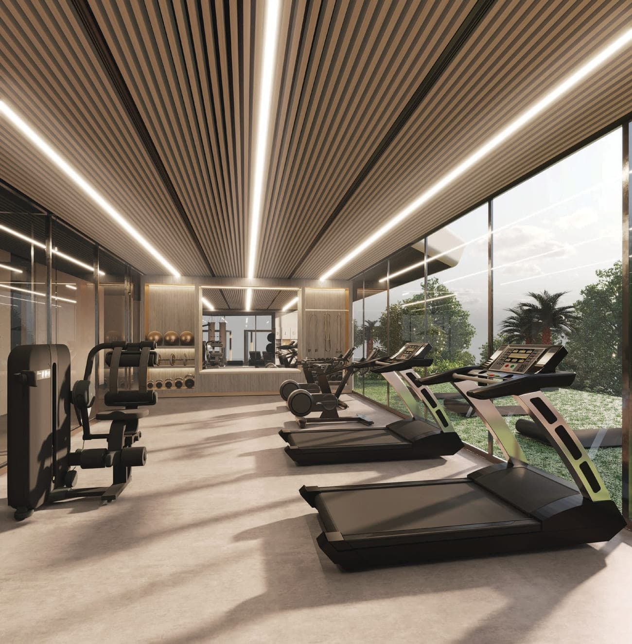 Coastal Haven amenity Gym - Dubai Islands, Dubai - by Prestige One Developments