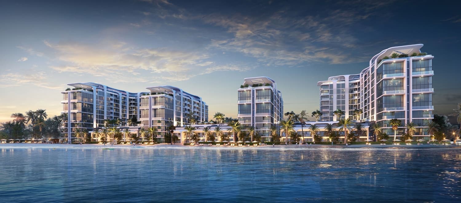 Coastline Beach Residences exterior view - Siniya Island, Dubai - by Sobha
