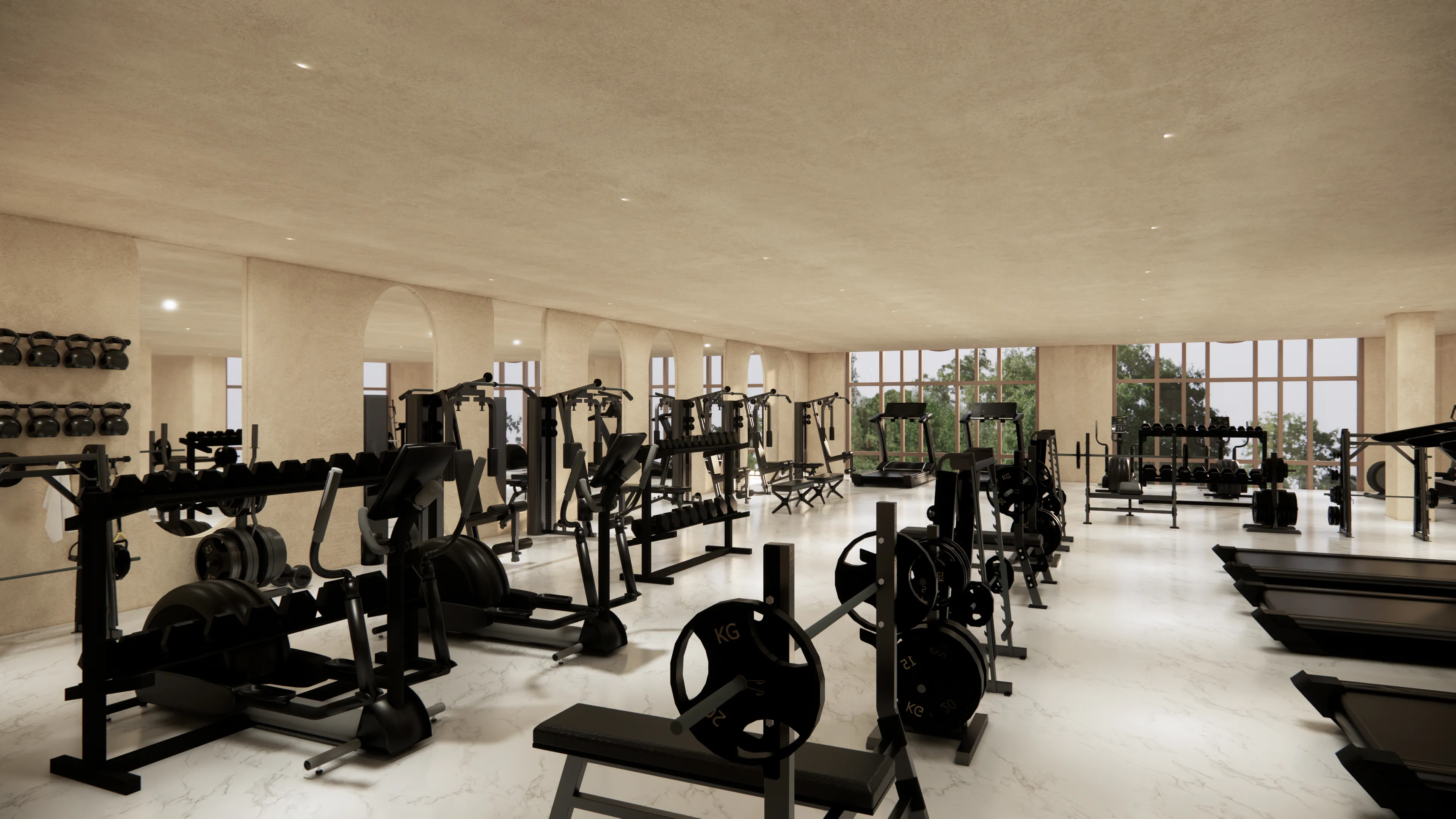 Coco Hills amenity Fully Equipped Gym - Badung, Dubai - by Coco Development Group